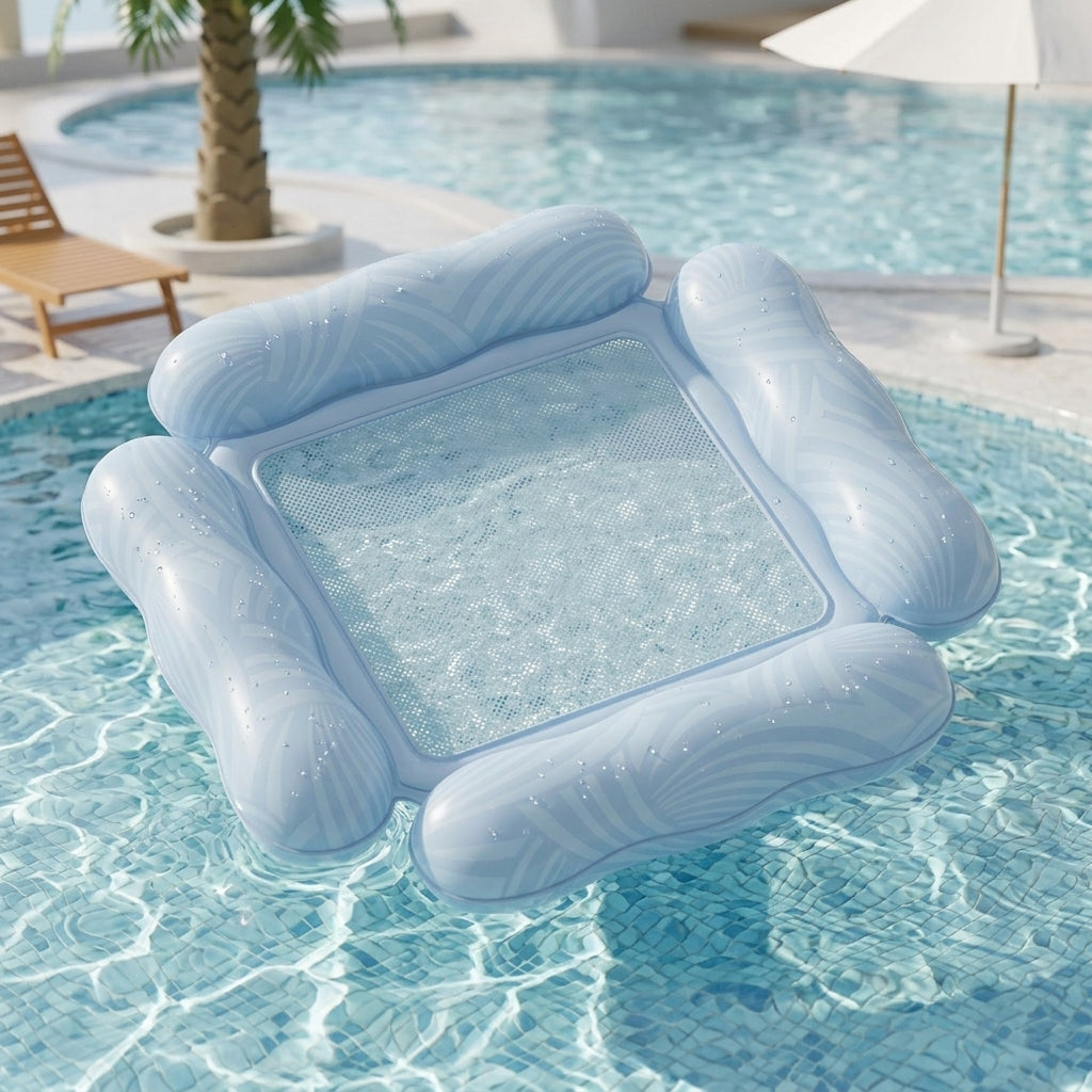 Foldable PVC Inflatable Water Float Lounge Bed