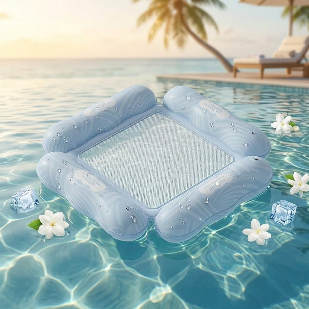 Foldable PVC Inflatable Water Float Lounge Bed